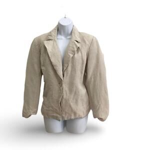 David N. Linen Blend Blazer